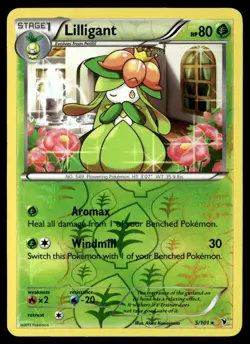 2011 Black & White - Noble Victories Lilligant reverse holo #5 - Image 1