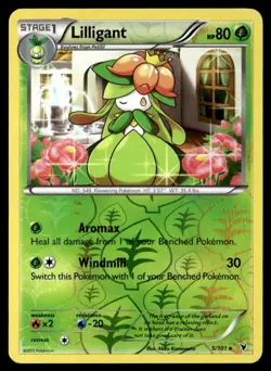 2011 Black & White - Noble Victories Lilligant reverse holo #5 - Image 1
