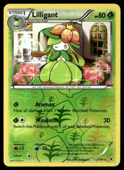 2011 Black & White - Noble Victories Lilligant reverse holo #5 - Image 1