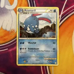 Pokemon TCG Azumarill Heartgold Soulsilver 2/123 Holo Holo Rare NM - 2010 - Image 1