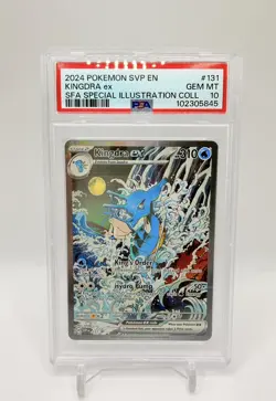 2024 POKEMON SVP EN-SV BLACK STAR PROMO #131 KINGDRA EX PSA 10 - Image 1