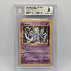 Mewtwo #12 - BGS 8 - 2000 WOTC Pokemon Black Star Promo Nintendo Power - Image 1