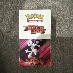 Pokemon Scarlet & Violet Destined Rivals Half Booster Box 18 Packs, Unsealed - Image 1
