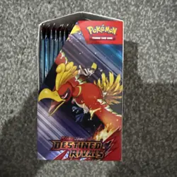Pokemon Scarlet & Violet Destined Rivals Half Booster Box 18 Packs, Unsealed - Image 2