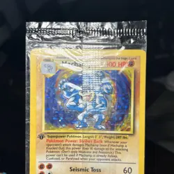Pokemon Machamp Holo 8/102 Base Set 1st Edition - Factory Sealed Promo - Image 3