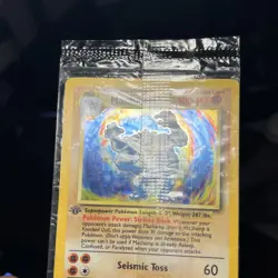 Pokemon Machamp Holo 8/102 Base Set 1st Edition - Factory Sealed Promo - Image 4