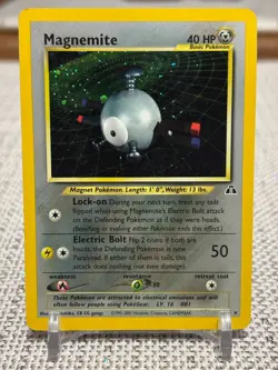 2001 Pokemon #7/75 Magnemite (Neo Discovery) Holo - LP - Image 1