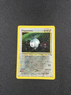 Pokemon Magnemite 7/75 Neo Discovery Holo LP - Image 1