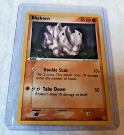 2004 EX Hidden Legends 70/101 Rhyhorn Pokemon Card TCG Trading Card Game - Image 1