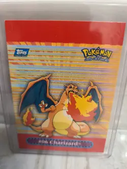 Pop-Up Charizard #06 & Lapras EX Lot - Vintage Pokemon Lot Of 2 - Image 2