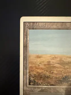 Scrubland MTG Revised Edition 3rd Dual Land Magic: The Gathering MP Rare - Image 3