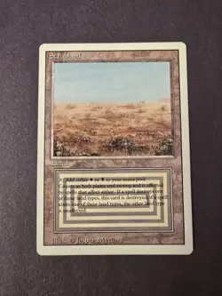 Scrubland Dual Land Revised 3rd Edition Magic The Gathering Mp - Image 1
