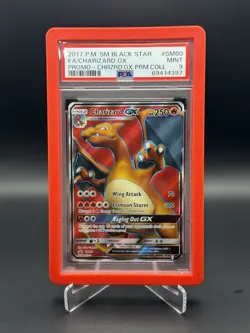 POKEMON TCG - CHARIZARD GX SM60 PSA 9 CHARIZARD PREMIUM COLLECTION PROMO - Image 1