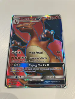 Charizard GX SM60 Sun & Moon Full Art Ultra Rare Promo Standard Size Pokemon TCG - Image 1