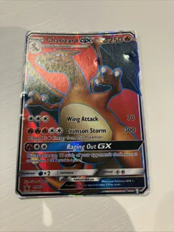Charizard GX SM60 Sun & Moon Full Art Ultra Rare Promo Standard Size Pokemon TCG - Image 2