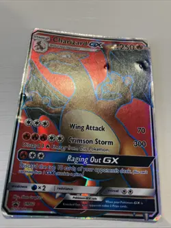 Charizard GX SM60 Sun & Moon Full Art Ultra Rare Promo Standard Size Pokemon TCG - Image 3
