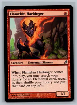 Magic The Gathering Lorwyn Flamekin Harbinger #167/301 MTG TCG CCG - Image 1