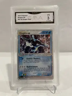 2003 Pokemon Kingdra EX Holo 92/97 EX Dragon GMA 3 Vintage Low Pop Ultra Rare - Image 1