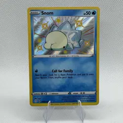 Pokemon Card TCG - Snom SV033/SV122 - Shining Fates: Shiny Vault - Holo Rare - Image 1