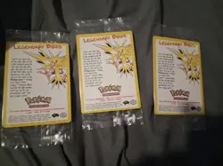 POKEMON SEALED ALL 3 Movie Promo Legendary Birds Moltres Articuno Zapdos WOTC - Image 1