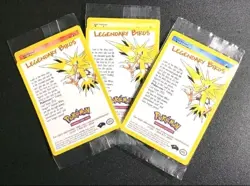 POKEMON SEALED ALL 3 Movie Promo Legendary Birds Moltres Articuno Zapdos WOTC - Image 1