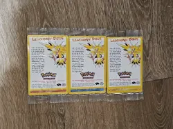 POKEMON SEALED ALL 3 Movie Promo Legendary Birds Moltres Articuno Zapdos WOTC - Image 2