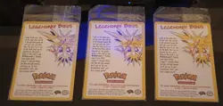 POKEMON SEALED ALL 3 Movie Promo Legendary Birds Moltres Articuno Zapdos WOTC - Image 1