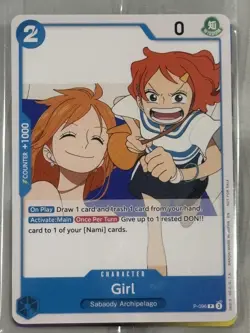One Piece TCG Girl P-096 Promo Prerelease Op14-Eb04 SEALED English Sealed - Image 1
