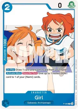 One Piece TCG Girl P-096 Promo Prerelease Op14-Eb04 SEALED English Sealed - Image 1