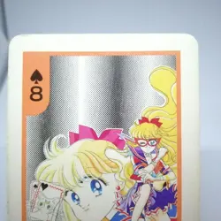 8 Sailor Venus Spade Sailor Moon Pretty Guardian Playing Cards NAKAYOSHI 1992 - Image 4