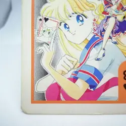 8 Sailor Venus Spade Sailor Moon Pretty Guardian Playing Cards NAKAYOSHI 1992 - Image 5
