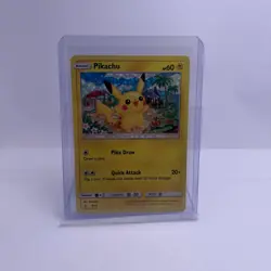 Pokemon TCG Pikachu Card McDonald's Promos 2018, Holo, 4/12 - Image 1