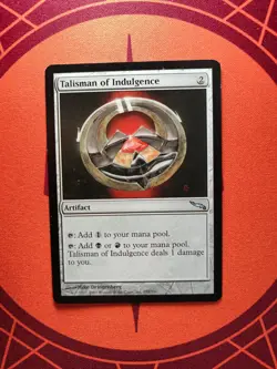 Talisman of Indulgence (VLP) MTG Modern Horizons 3 +Discount: 5+ Magic singles - Image 1
