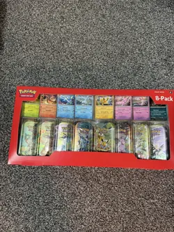 Pokemon Prismatic Evolutions 8-Pack Mini Tins (2 Pack per tin) Costco 2 of 4 - Image 1