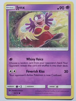 Jynx 38/73 - LP - Shining Legends Pokemon Card - Tomokazu Komiya Art - Image 1