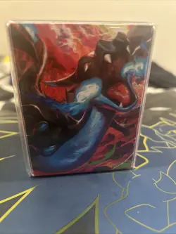 Phantasmal Flames Charizard UPC Play Mat, Sleeves, Deck Box, Dice & Coin - Image 3