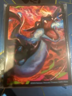 Phantasmal Flames Charizard UPC Play Mat, Sleeves, Deck Box, Dice & Coin - Image 4