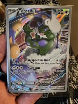 Pokemon TCG Tornadus Holo Black Star Promo #SVP210 NM SV White Flare Set - Image 3