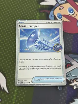 Glass Trumpet Stellar Crown 135/142 | Asia Championship Promo NM | Pokemon TCG - Image 1