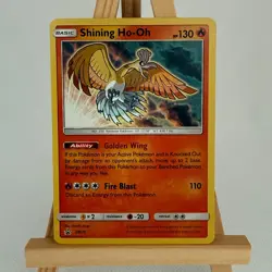 Pokemon SHINING Ho-Oh Ultra Rare Black Star Promo Card TCG SM70 - Image 1