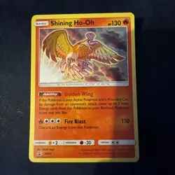 Shining Ho-Oh #SM70 Pokemon TCG Sun & Moon Shining Legends Promo - Image 1