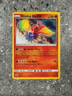 Pokemon TCG Cards Shining Ho-Oh SM70 Black Star Promo Holo - Image 1