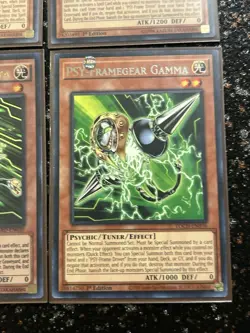 Yugioh 2x Psy-Framegear Delta HSRD 1st + Beta and Gamma - Image 5