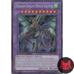 Yugioh Dragon Knight Draco-Equiste CT07-EN003 Secret Rare Limited Edition NM - Image 1