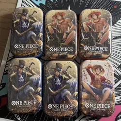 ONE PIECE CARD GAME - TIN PACK SET VOL. 2 (TS-02, OP13) x 6 SHIP NOW - Image 1