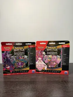 2 Pokemon TCG Mega Battle Deck Bundle Mega Diancie ex & Mega Gengar ex Sealed - Image 2