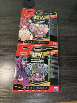 2 Pokemon TCG Mega Battle Deck Bundle Mega Diancie ex & Mega Gengar ex Sealed - Image 5