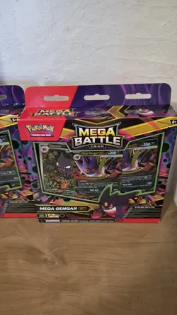 Set Of 5 Pokemon TCG Mega Battle Deck (Mega Gengar ex) Factory Sealed Diancie EX - Image 5