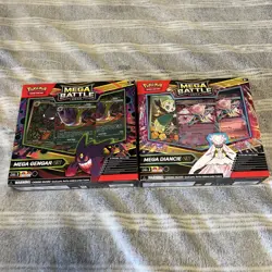 Pokemon TCG Mega Gengar EX and Mega Diancie EX Battle Decks - Set of 2 - Sealed - Image 1