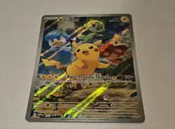 Pikachu SVP 027 Pokemon Center Stamped Black Star Promo Paldea Evolved - Image 2